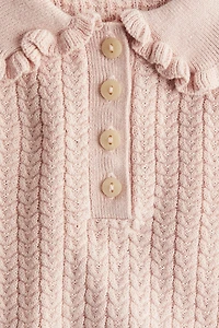 Cable-Knit Cotton Top