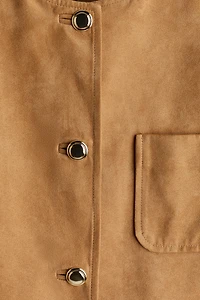 Collarless Jacket