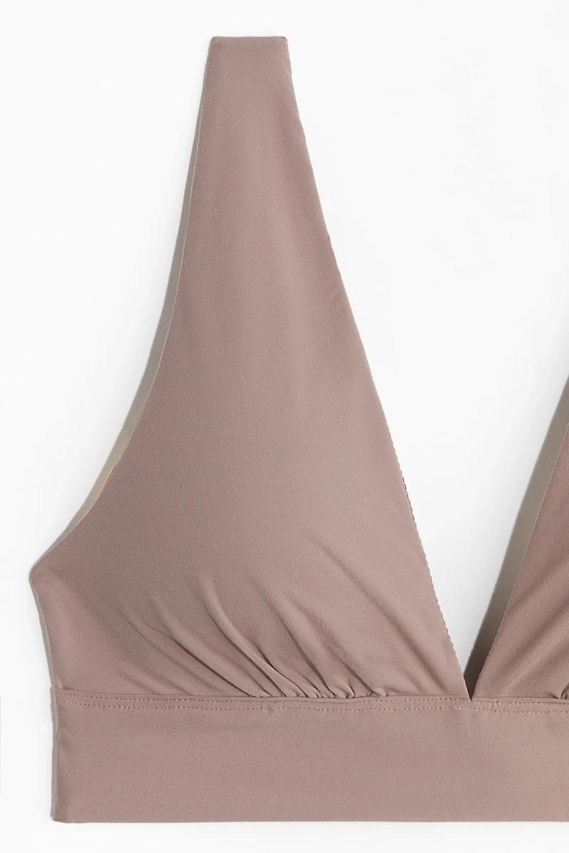 Padded Soft-Cup Microfiber Bra