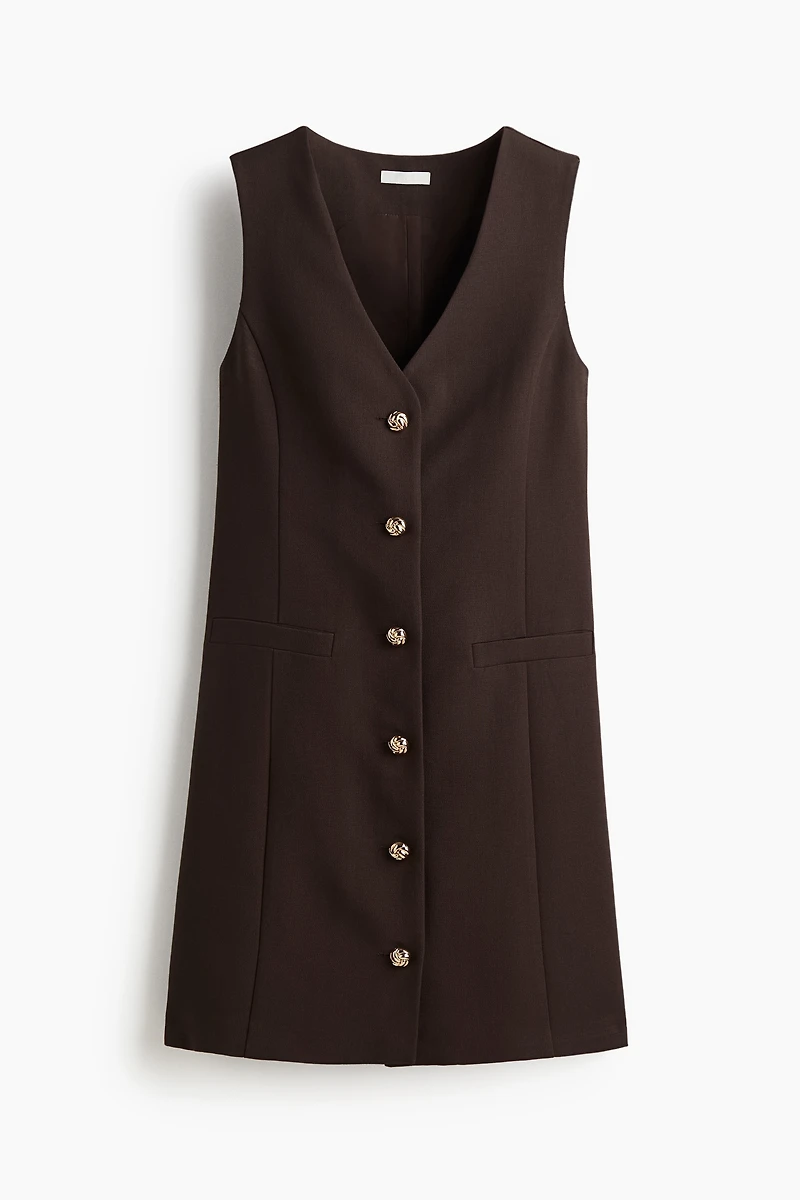 Button-Front Dress