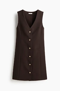 Button-Front Dress