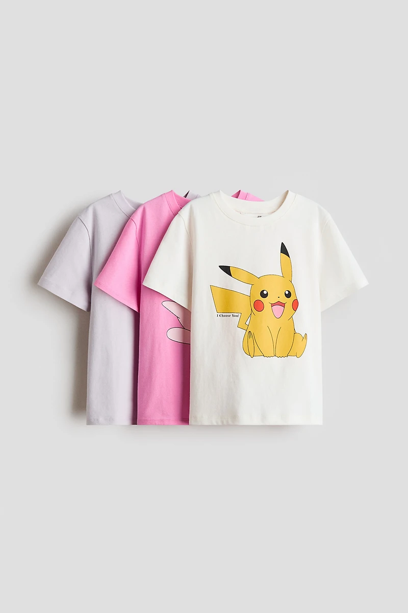 Lot de 3 hauts en jersey