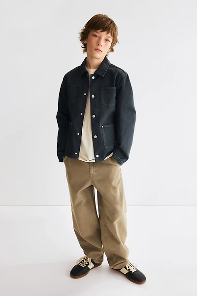 Cotton Twill Cargo Jacket