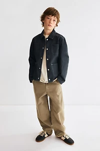 Cotton Twill Cargo Jacket
