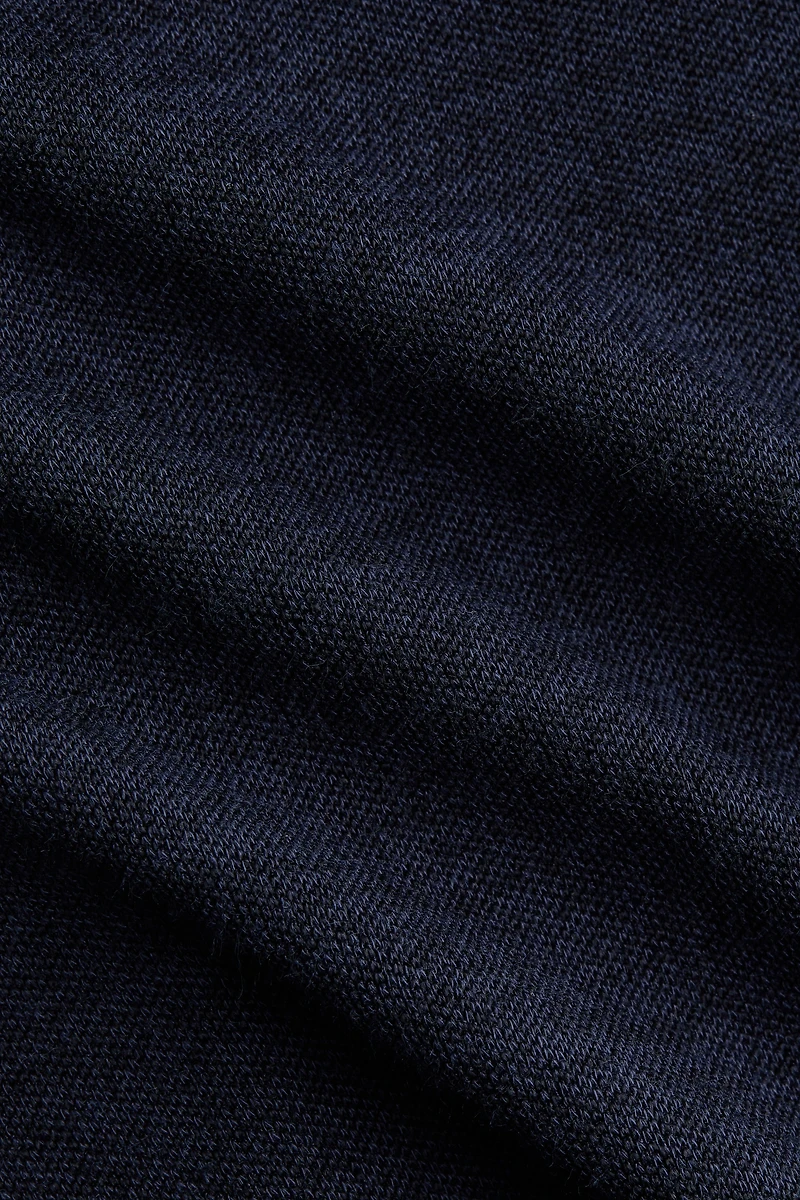 Haut en jersey avec col cheminée