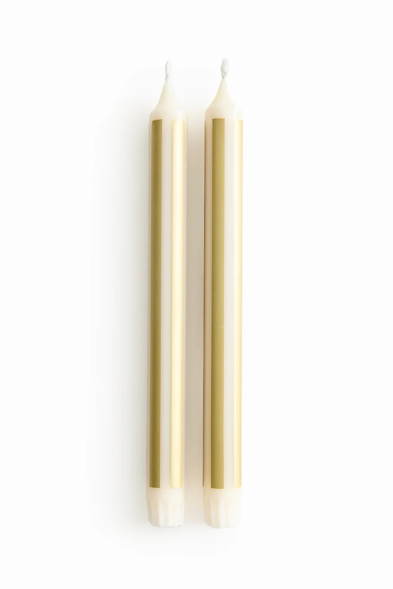 2-pack Patterned Candles