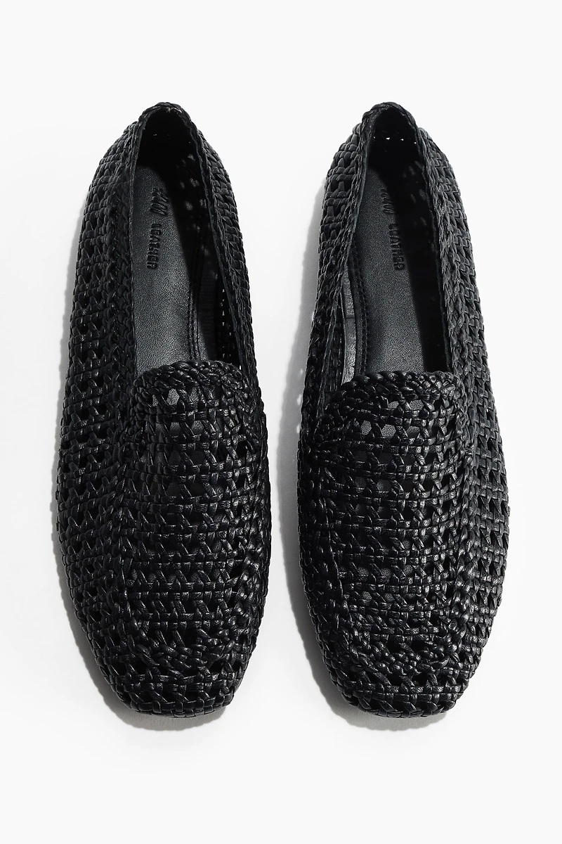 Interwoven Leather Loafers