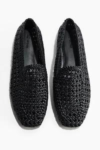 Interwoven Leather Loafers