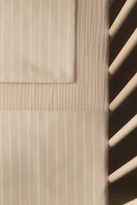 Cotton Percale Crib Duvet Cover Set