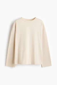 Long-Sleeved Cotton Top