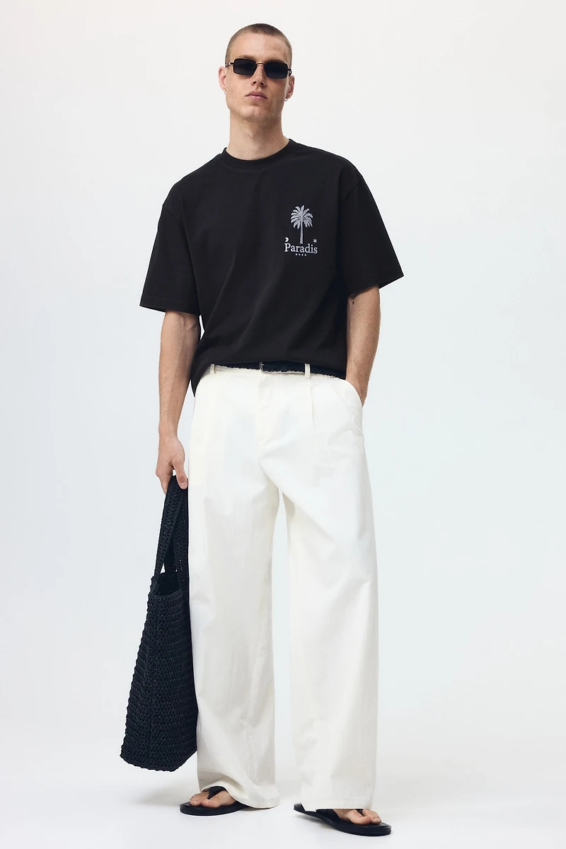 Relaxed-Fit Printed Cotton T-Shirt