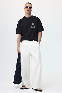 Relaxed-Fit Printed Cotton T-Shirt