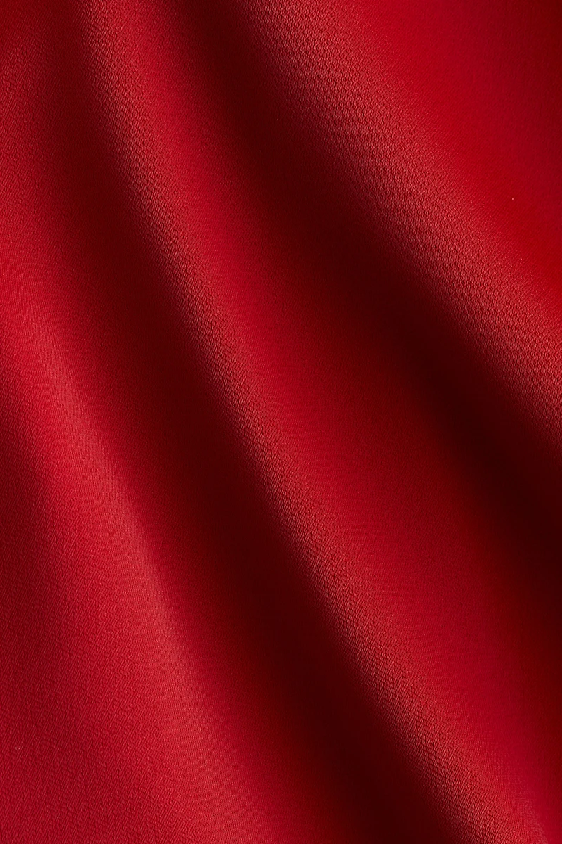 Tie-Neck Chiffon Blouse