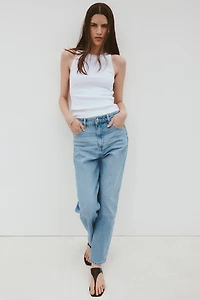 Mom Slim-Fit High-Waist Ankle Jeans