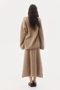 Jupe évasée en tricot