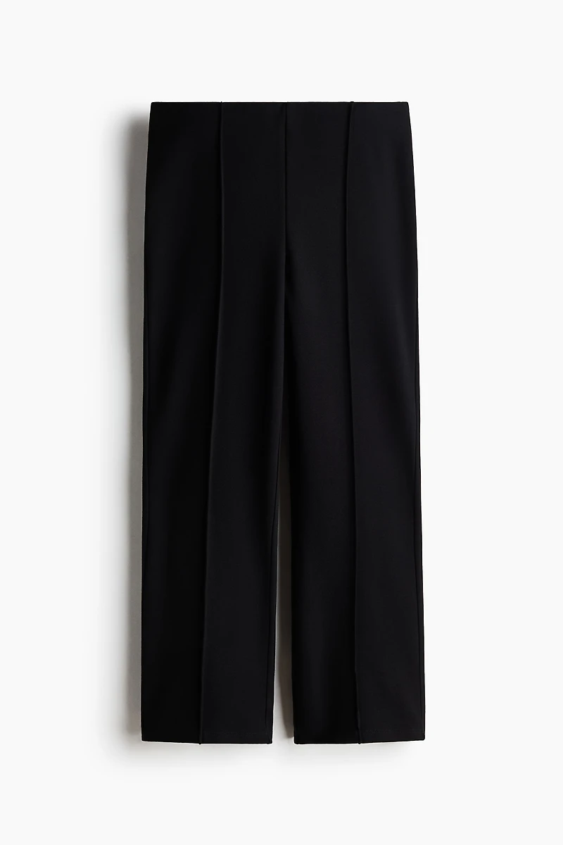 Viscose-Blend Capri Pants