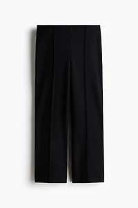 Viscose-Blend Capri Pants