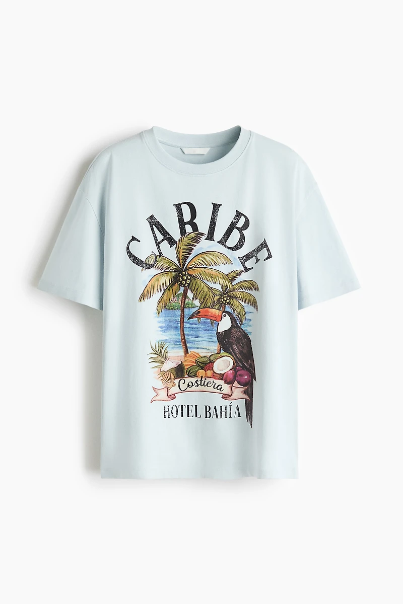Printed Cotton T-Shirt