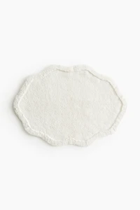 Tapis de bain en coton touffeté
