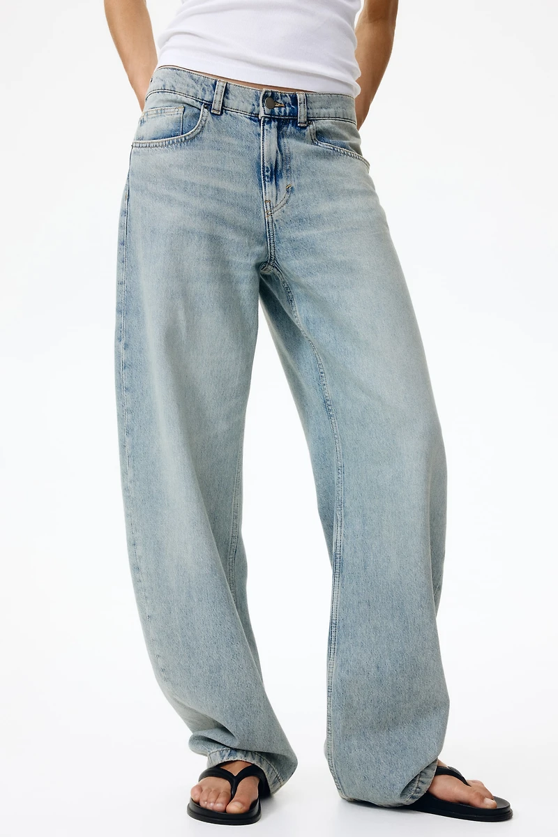 Barrel Regular Waist Jeans