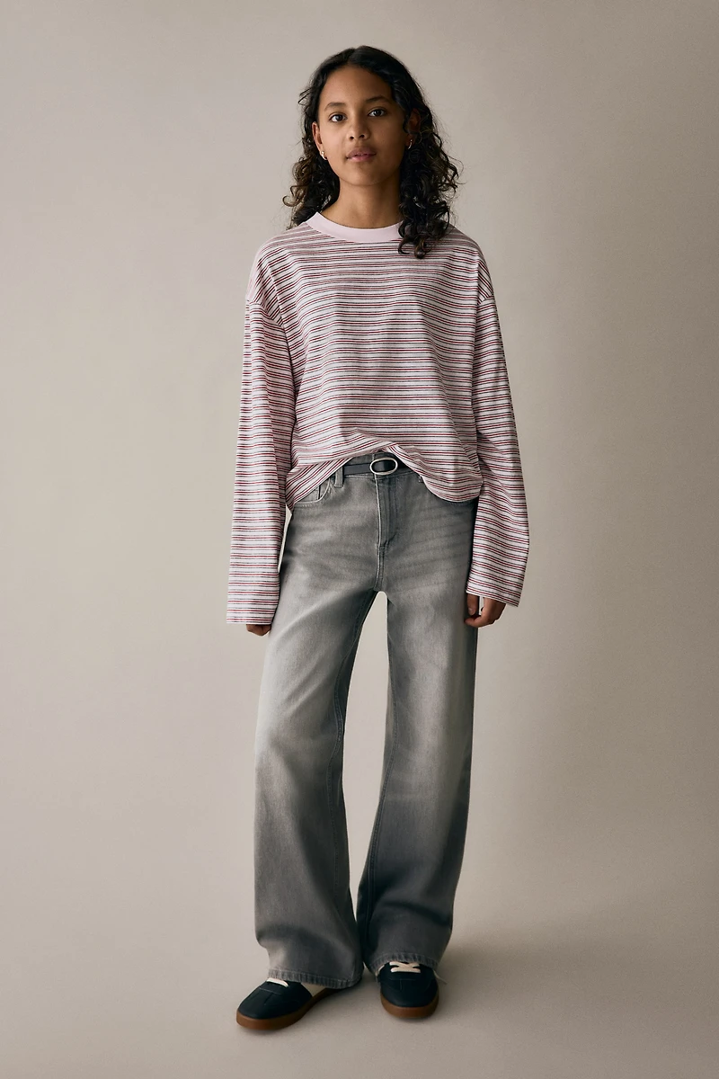 Baggy Fit Bootcut Jeans