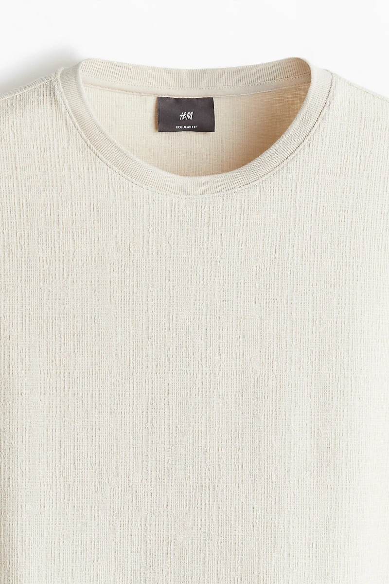 T-shirt texturé Coupe Classique