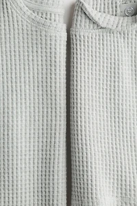 2-Piece Waffled Jersey Set