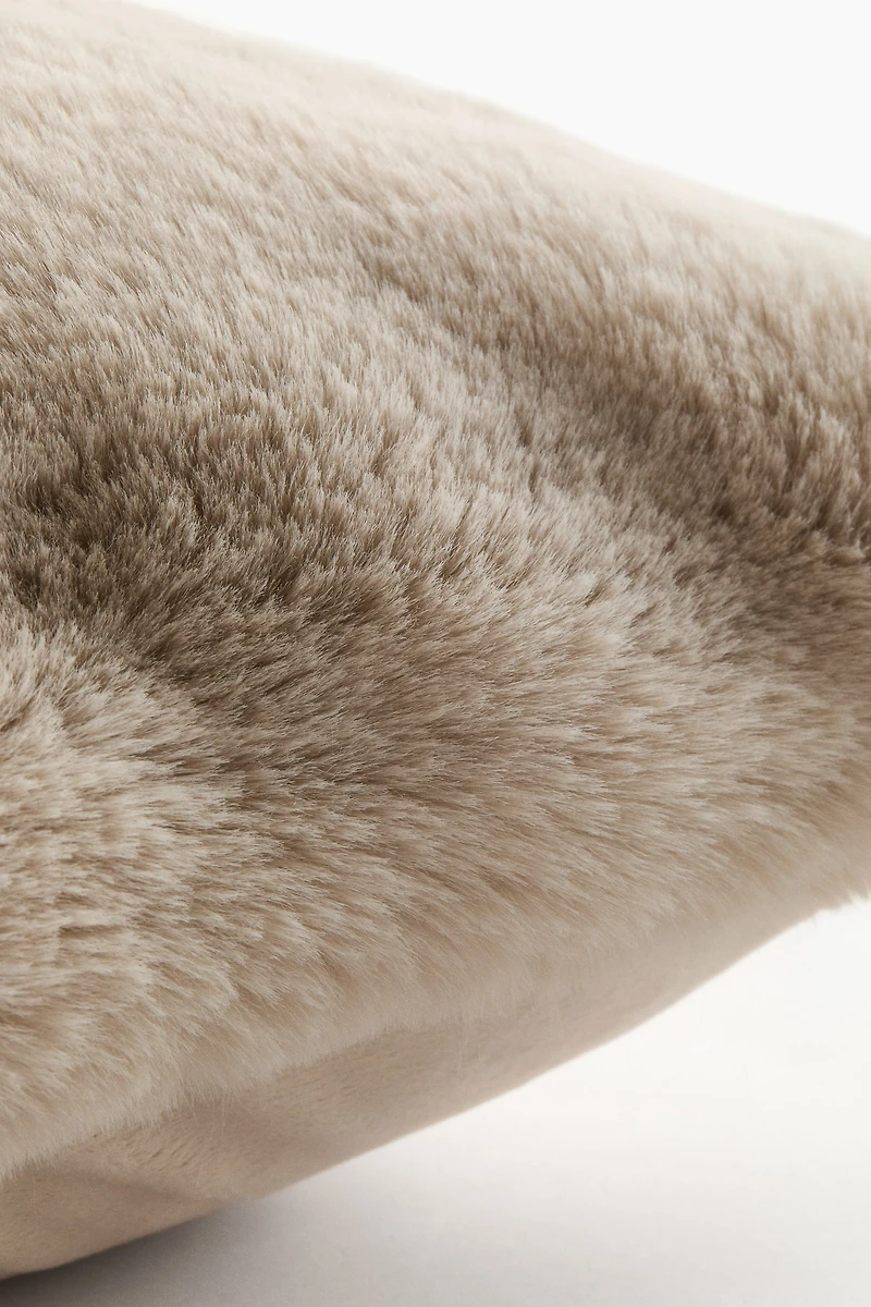 Housse de coussin duveteuse