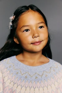 Jacquard-Knit Sweater