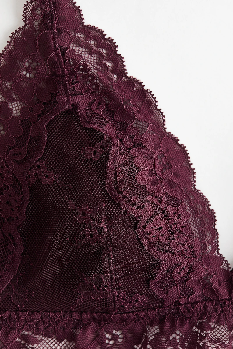 Padded Soft-Cup Lace Bra