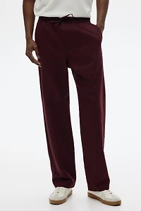 Regular-Fit Linen-Blend Pants
