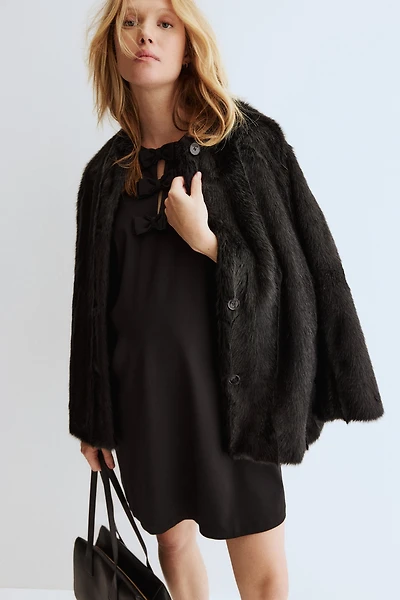 MAMA Robe droite avec boucles