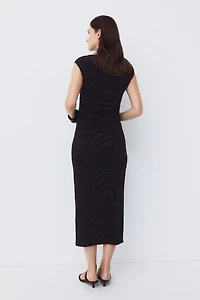 MAMA Cap-Sleeved Dress