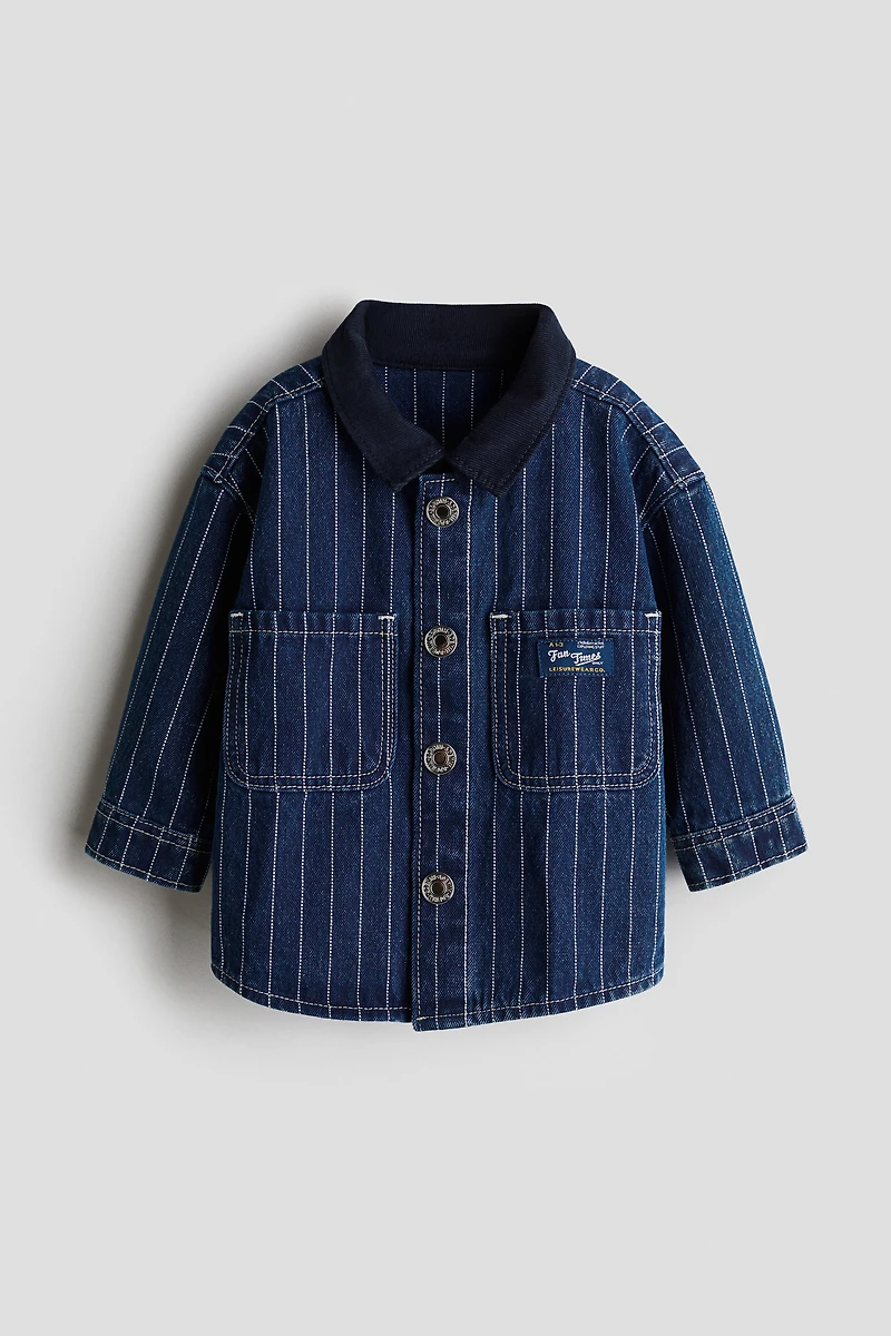 Striped Cotton Overshirt