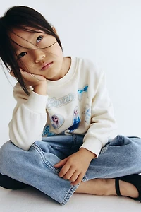 Chandail en molleton avec motif