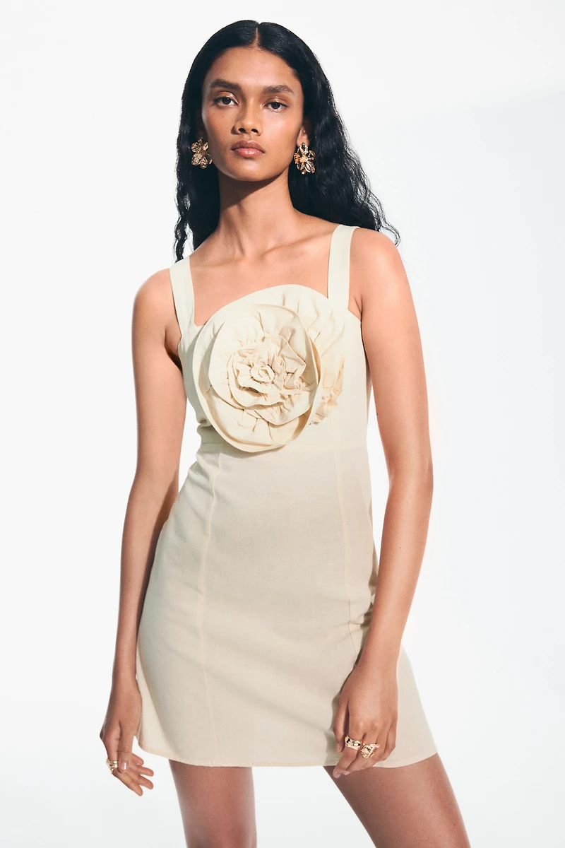 Appliquéd Dress