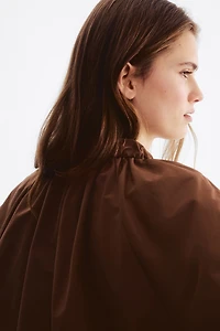 Gathered Bomber Jacket