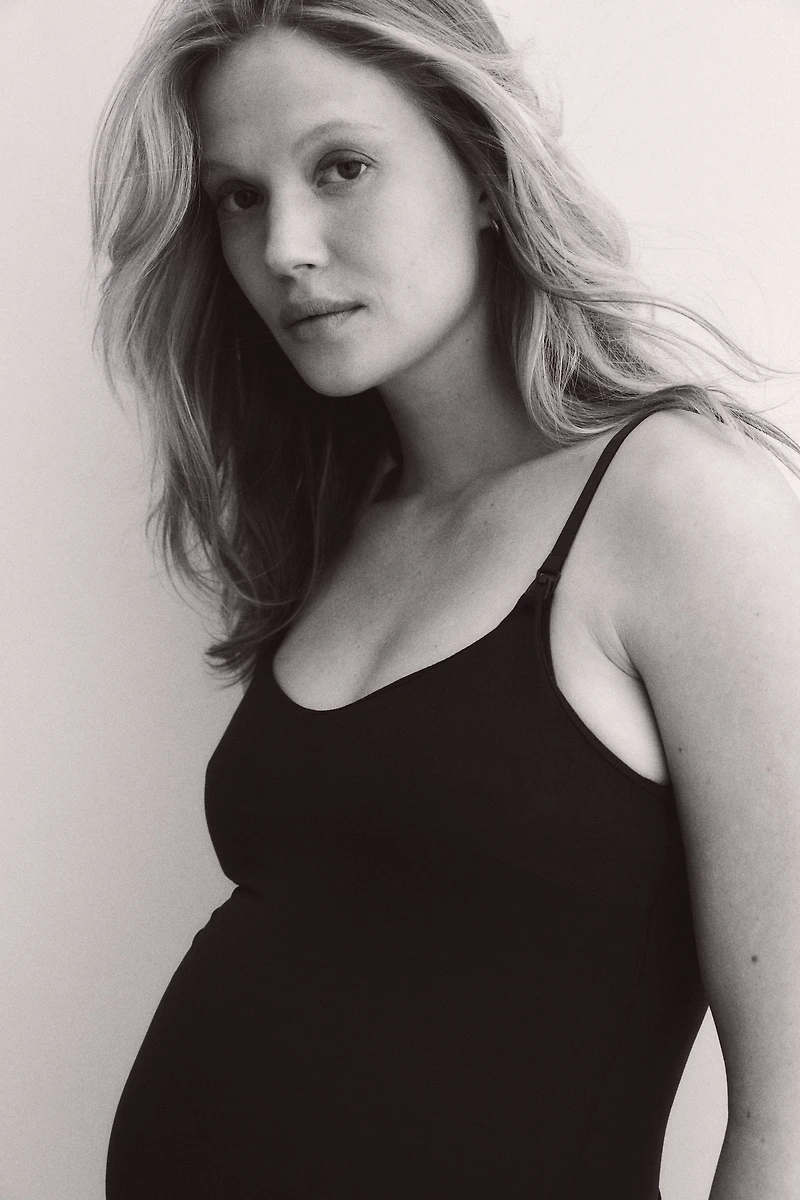 MAMA Haut d'allaitement coussiné à bretelles fines