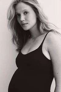 MAMA Haut d'allaitement coussiné à bretelles fines