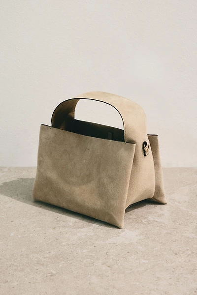 Sac à bandoulière en daim