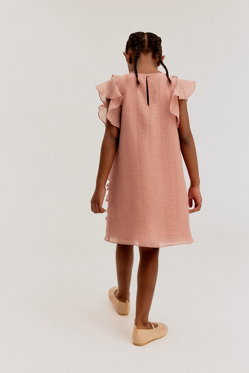 Ruffle-Detail Dress