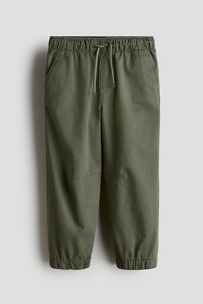 Cotton Twill Joggers