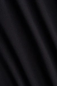 Pantalon à effet drapé avec taille élastique