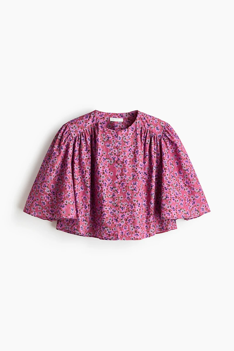 Short Cotton Blouse