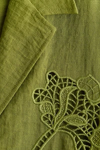 Eyelet Embroidered Shirt