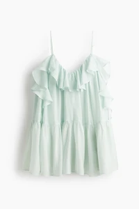 Robe à volants en organza