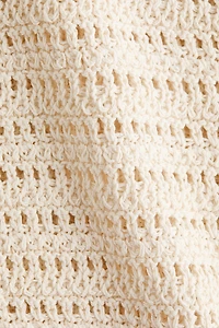 Chandail en tricot pointelle