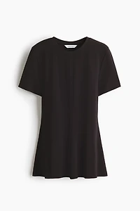 Haut péplum en interlock