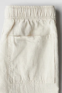 Pantalon en lin mélangé