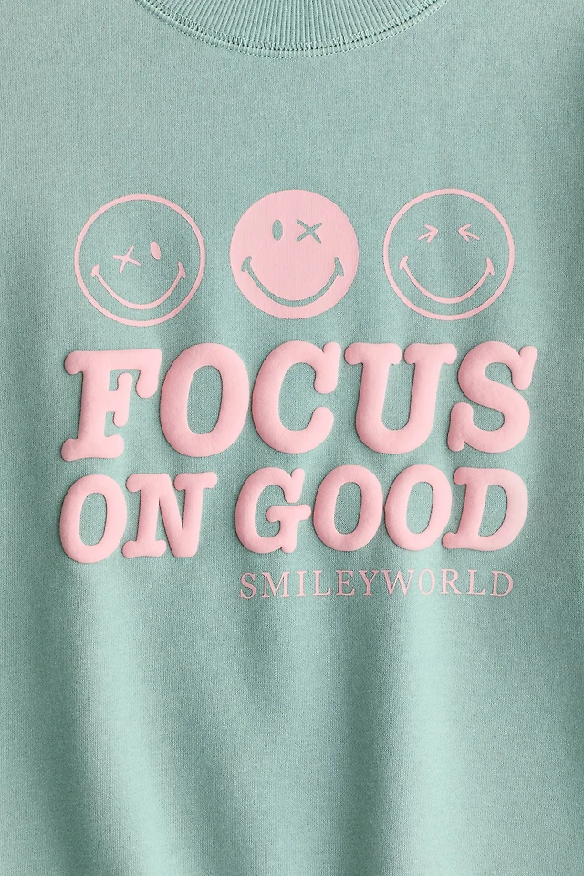 Oversized Sweatshirt with Printed Motif